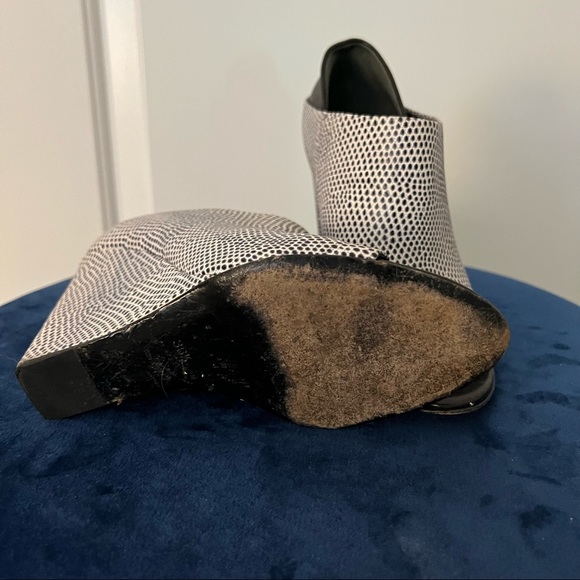Alexander Wang Alla spotted peep toe booties 6.5 - Picture 4 of 5
